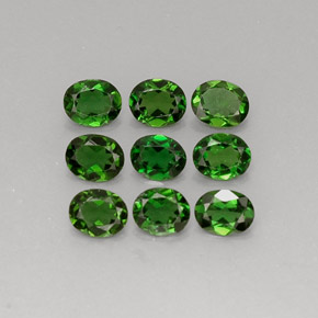  ct natürliche grüner Chromturmalin-Edelsteine, Oval Schliff, VVS-VS