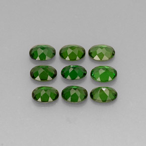  ct natürliche grüner Chromturmalin-Edelsteine, Oval Schliff, VVS-VS
