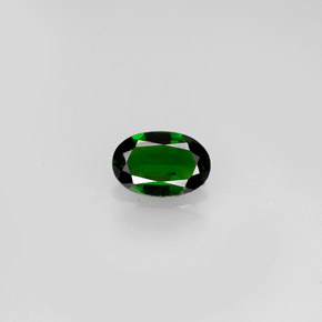 0,36 ctw natürlicher grüner Chromturmalin, Oval Schliff, VVS-VS