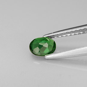 0,30 ctw natürlicher grüner Chromturmalin, Oval Schliff, VVS-VS