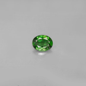 0,30 ctw natürlicher grüner Chromturmalin, Oval Schliff, VS