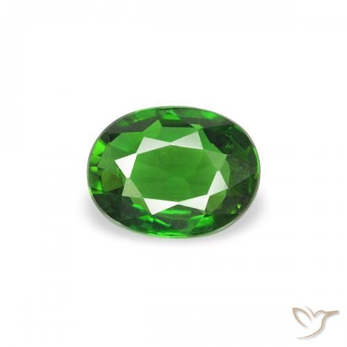 0.24ct Natürlicher Intensives Grün Chromturmalin, Oval, VVS