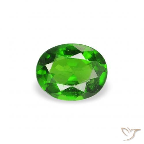 0.18ct Natürlicher Medium Dark-Green Chromturmalin, Oval, VS