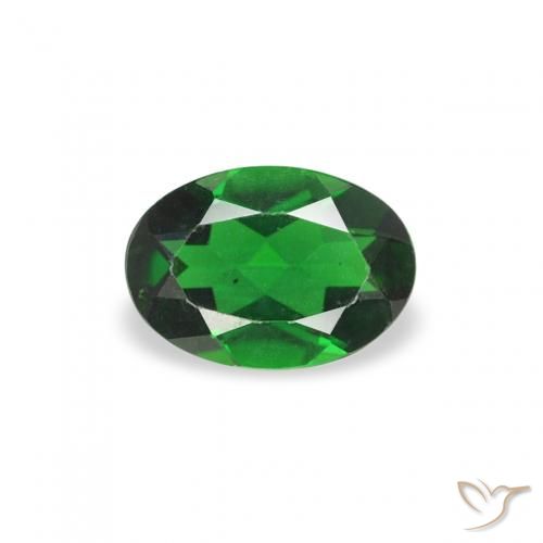 0.24ct Natürlicher Waldgrün Chromturmalin, Oval, VVS-VS