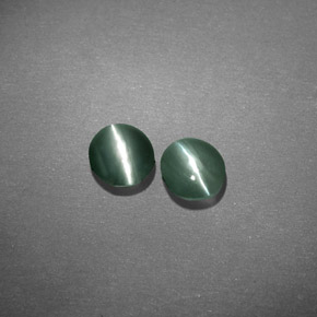  ct natürliche grüner Chrysoberyl Cat's Eye-Edelsteine, Oval Schliff, Lichtdurchlässig