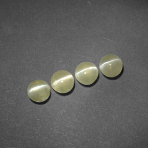  ct natürliche grüner Chrysoberyl Cat's Eye-Edelsteine, Transparent, Transparent / Lichtdurchlässig