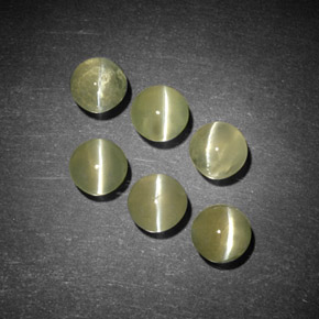  ct natürliche Gold Chrysoberyl Cat's Eye-Edelsteine, Transparent, Transparent / Lichtdurchlässig
