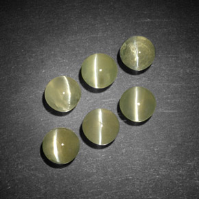  ct natürliche Gold Chrysoberyl Cat's Eye-Edelsteine, Transparent, Transparent / Lichtdurchlässig