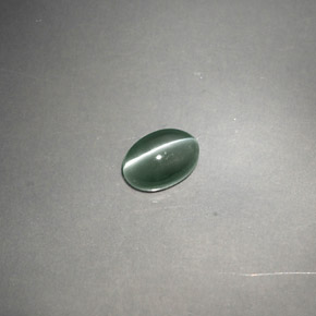 9,17 ctw natürlicher Grün Chrysoberyll-Katzenauge, Transparent, Transparent / Lichtdurchlässig