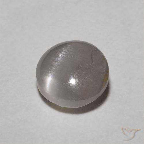 9,17 ctw natürlicher Mittelgrün Chrysoberyll-Katzenauge, Oval, Lichtundurchlässig