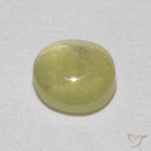 9,17 ctw natürlicher Helles Gold-Gelb Chrysoberyll-Katzenauge, Oval Schliff, Lichtdurchlässig