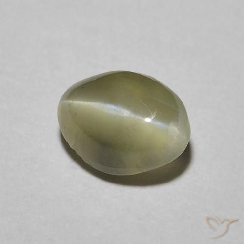 9,17 ctw natürlicher Golden Chrysoberyll-Katzenauge, Oval, Lichtdurchlässig