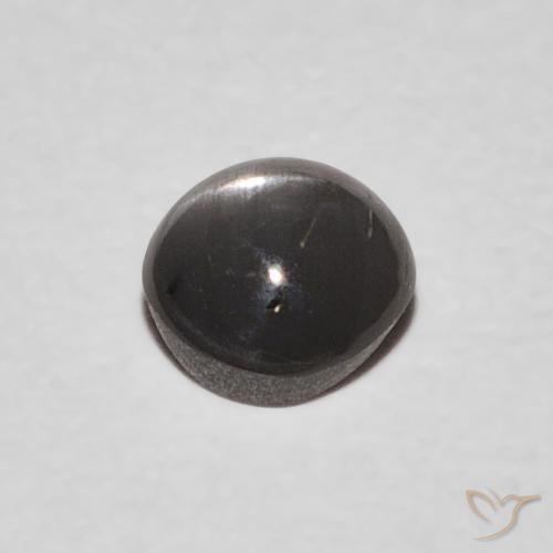 9,17 ctw natürlicher Mittelgrau Chrysoberyll-Katzenauge, Oval, Lichtundurchlässig