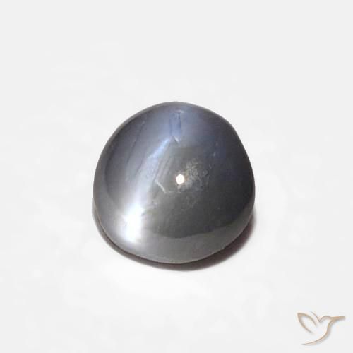 0.30ct Natürlicher Mittelgrau Chrysoberyll-Katzenauge, Oval, Lichtundurchlässig