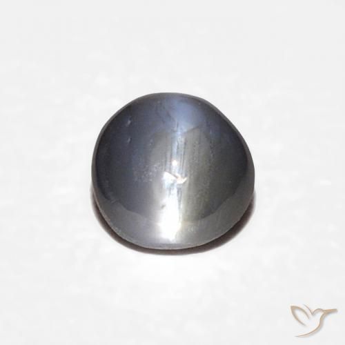 9,17 ctw natürlicher Mittelgrau Chrysoberyll-Katzenauge, Oval, Lichtundurchlässig