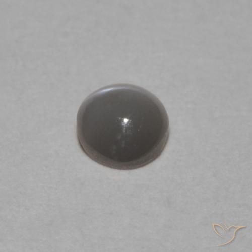 9,17 ctw natürlicher Grauschwarz Chrysoberyll-Katzenauge, Oval, Lichtundurchlässig