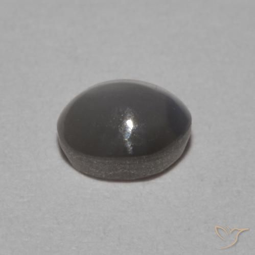 9,17 ctw natürlicher Medium Dark-Grey Chrysoberyll-Katzenauge, Oval, Lichtundurchlässig