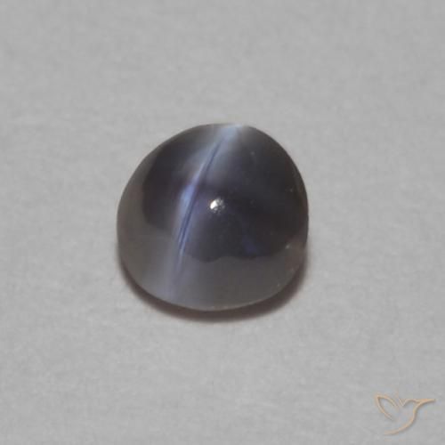 9,17 ctw natürlicher Schwarz Chrysoberyll-Katzenauge, Oval, Lichtundurchlässig
