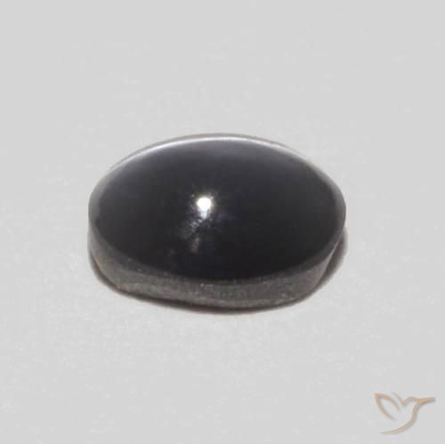 9,17 ctw natürlicher Mittelgrau Chrysoberyll-Katzenauge, Oval, Lichtundurchlässig