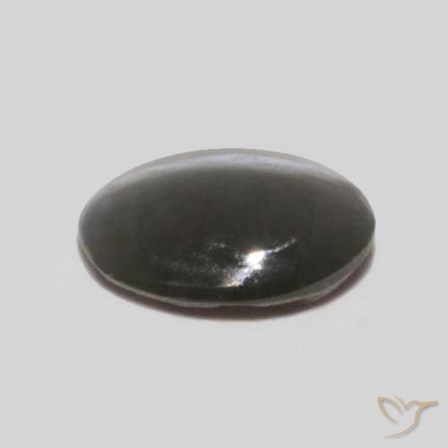 9,17 ctw natürlicher Mittelgrau Chrysoberyll-Katzenauge, Oval, Lichtundurchlässig