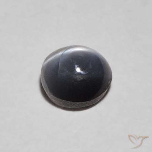 9,17 ctw natürlicher Grau Chrysoberyll-Katzenauge, Oval, Lichtundurchlässig