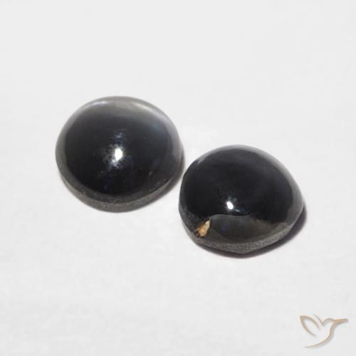 0.67 ct natürliche silbergrau Chrysoberyll-Katzenauge-Edelsteine, Oval, Lichtundurchlässig