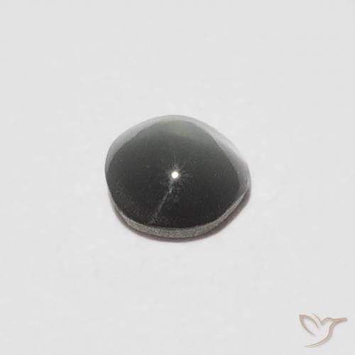 9,17 ctw natürlicher Blassgrünes Grau Chrysoberyll-Katzenauge, Oval, Lichtundurchlässig