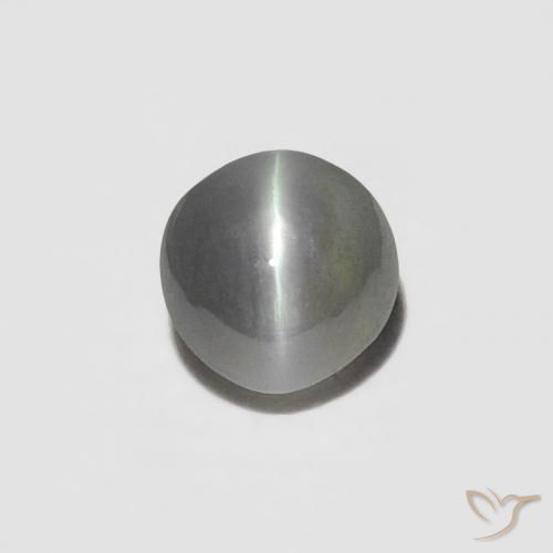 0.21ct Natürlicher Silber Chrysoberyll-Katzenauge, Oval, Lichtundurchlässig
