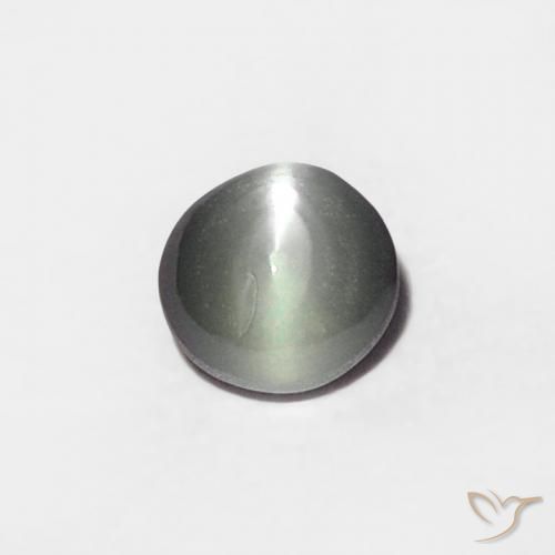 0.21ct Natürlicher Silber Chrysoberyll-Katzenauge, Oval, Lichtundurchlässig