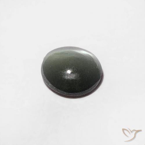 9,17 ctw natürlicher Silber Chrysoberyll-Katzenauge, Oval, Lichtundurchlässig