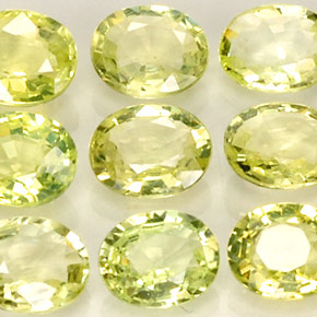  ct natürliche gelber Chrysoberyll-Edelsteine, Oval Schliff, VVS-VS