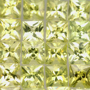  ct natürliche gelber Chrysoberyll-Edelsteine, Quadrat, VS