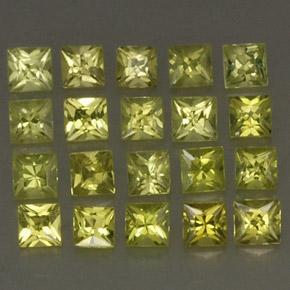  ct natürliche gelber Chrysoberyll-Edelsteine, Quadrat, VS
