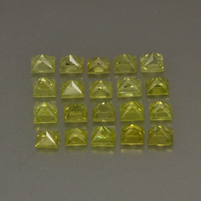  ct natürliche gelber Chrysoberyll-Edelsteine, Quadrat, VS