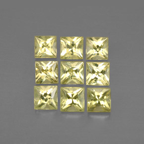  ct natürliche gelber Chrysoberyll-Edelsteine, Quadrat, VVS-VS