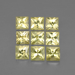  ct natürliche gelber Chrysoberyll-Edelsteine, Quadrat, VVS-VS