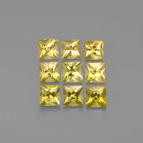  ct natürliche gelber Chrysoberyll-Edelsteine, Quadrat, VVS-VS