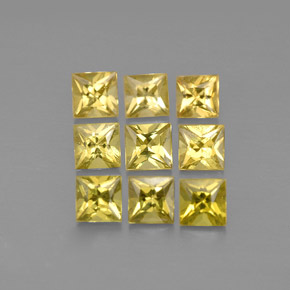  ct natürliche gelber Chrysoberyll-Edelsteine, Quadrat, VVS-VS