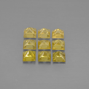  ct natürliche gelber Chrysoberyll-Edelsteine, Quadrat, VVS-VS
