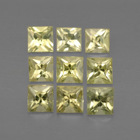  ct natürliche gelber Chrysoberyll-Edelsteine, Quadrat, VVS-VS