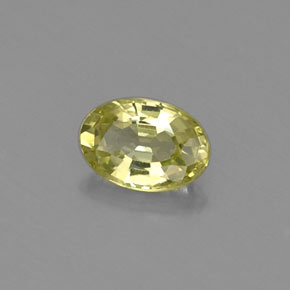 0,57 ctw natürlicher grüner Chrysoberyll, Oval Schliff, VVS