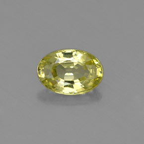 0,57 ctw natürlicher grüner Chrysoberyll, Oval Schliff, VVS