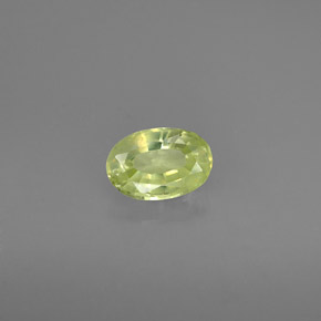 0,54 ctw natürlicher grüner Chrysoberyll, Oval Schliff, VS