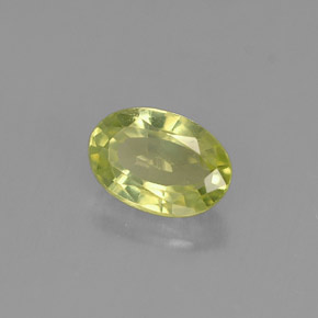 0,56 ctw natürlicher grüner Chrysoberyll, Oval Schliff, VVS