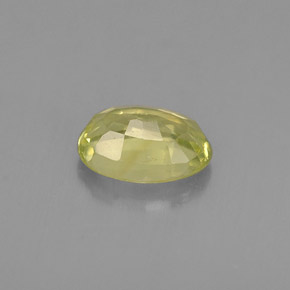 0,56 ctw natürlicher grüner Chrysoberyll, Oval Schliff, VVS
