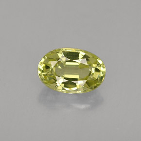 0,61 ctw natürlicher grüner Chrysoberyll, Oval Schliff, VVS