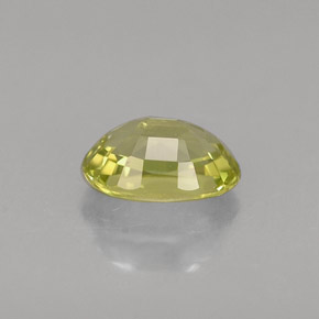 0,61 ctw natürlicher grüner Chrysoberyll, Oval Schliff, VVS