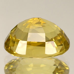 2,94 ctw natürlicher gelber Chrysoberyll, Oval Schliff, VVS
