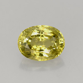 2,49 ctw natürlicher gelber Chrysoberyll, Oval Schliff, VS