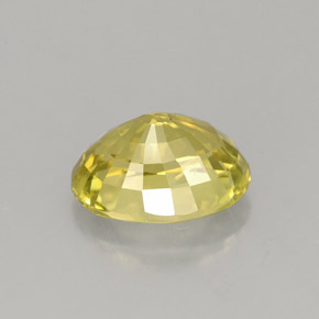 2,49 ctw natürlicher gelber Chrysoberyll, Oval Schliff, VS